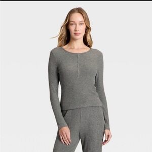 Auden Charcoal Knit Pajamas/Lounge Wear